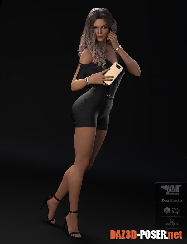 Dawnload dForce Axya Casual Outfit for Genesis 8 Females for free