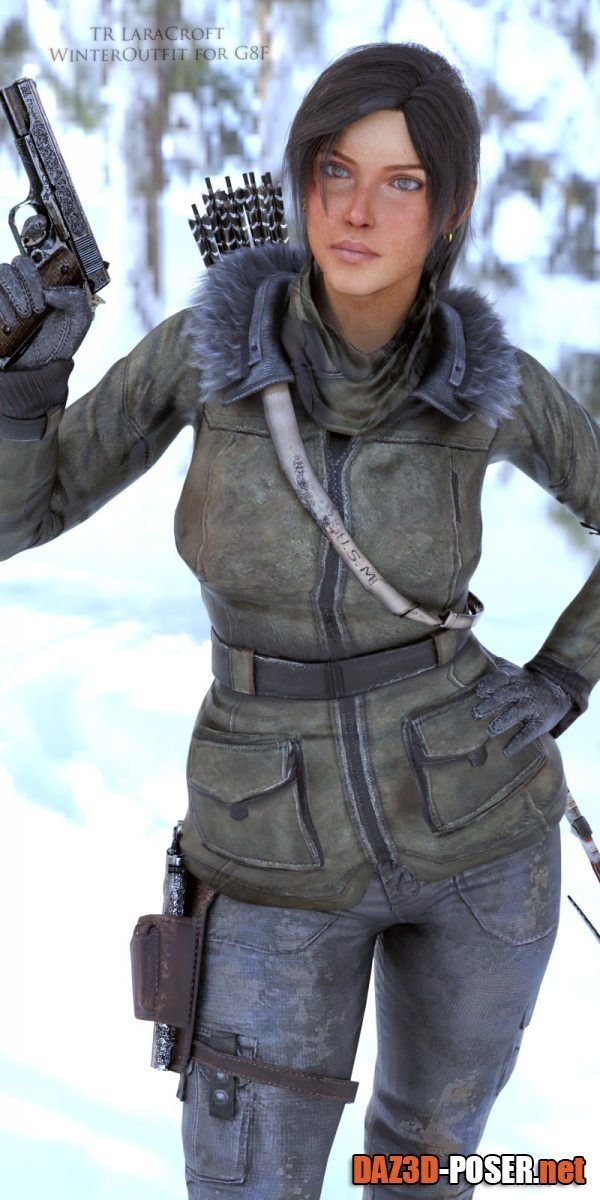 Dawnload TR LaraCroft WinterOutfit for G8F for free
