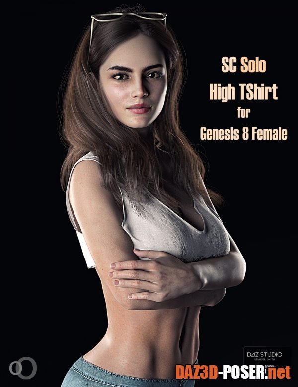 Dawnload SC Solo High TShirt for Genesis 8 Female for free