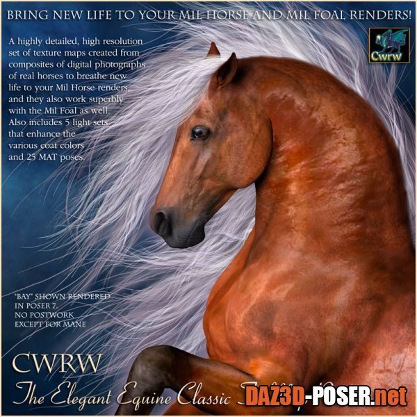 Dawnload CWRW The Elegant Equine: Classic TexMap Pack for free