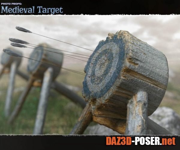 Dawnload Photo Props: Medieval Target for free