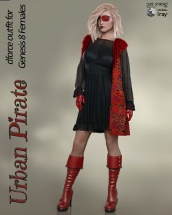 Urban Pirate dforce outfit for Genesis 8 Female