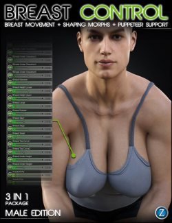 Breast Control for Genesis 3 and 8 Males