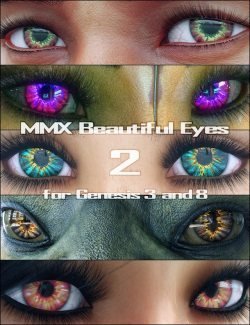 MMX Beautiful Eyes 2 for Genesis 3 and 8