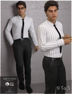 9 To 5 Outfit for Genesis 3 Male(s)