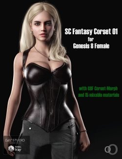 SC Solo Fantasy Corset 01 for Genesis 8 Female