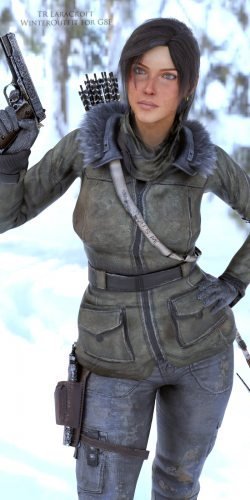 TR LaraCroft WinterOutfit for G8F