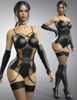 Sexy Leather for Genesis 8 and Genesis 8.1 Females