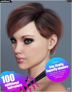 Ammy Hair Texture XPansion for Genesis 3 and 8 and La Femme