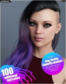 Xenya Hair Texture XPansion for Genesis 3 and 8 and La Femme