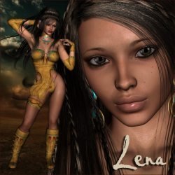 Lena V4 Character and Clothing