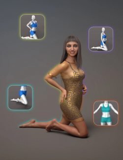NG Build Your Own Kneeling Poses for Genesis 8 Female
