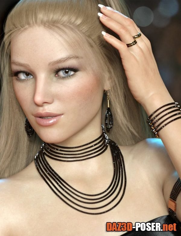 Dawnload Sparkling Jewelry for Genesis 8 and 8.1 Females for free