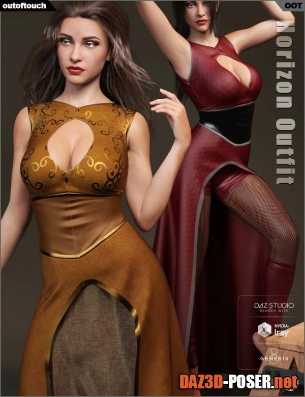 Dawnload dForce Horizon Outfit for Genesis 8 Female(s) for free