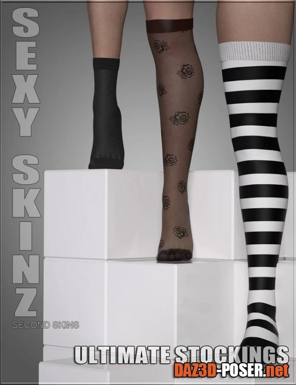 Dawnload Sexy Skinz - Ultimate Stockings for Genesis 8 Female for free