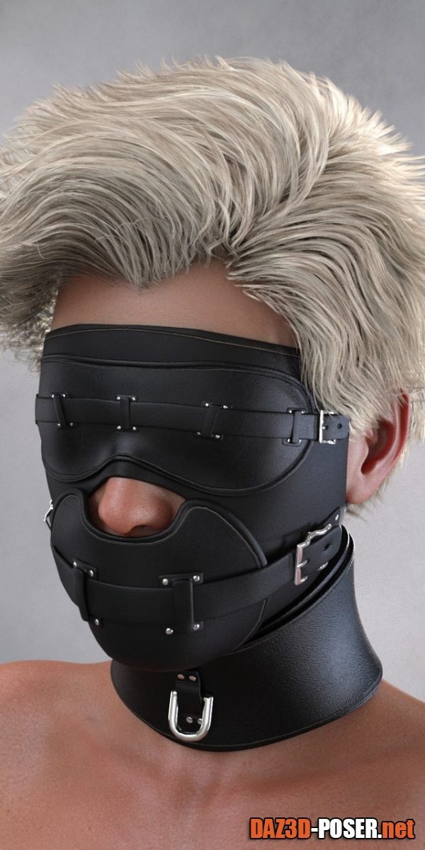 Dawnload Blindfold Mask And Posture Collar for free