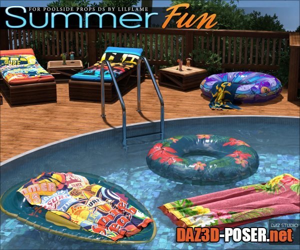 Dawnload Summer Fun for Poolside Props DS for free