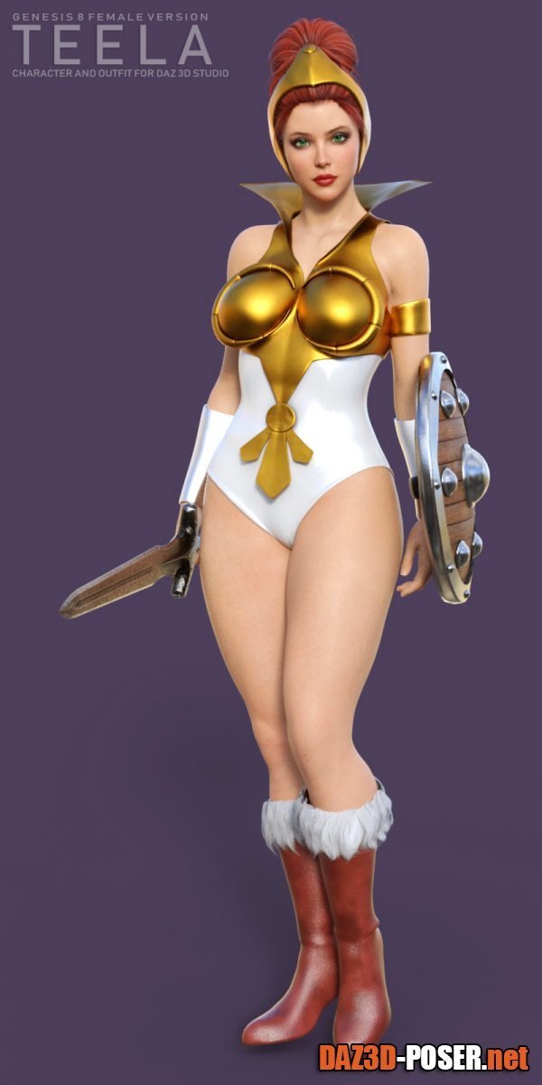 Dawnload He-Man 80th Teela for G8F for free