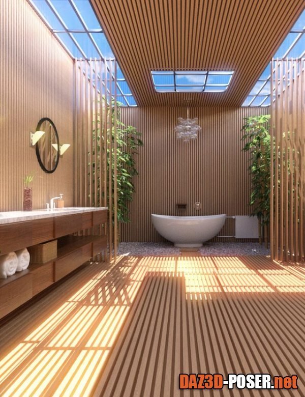 Dawnload Fancy Japanese Bath for free