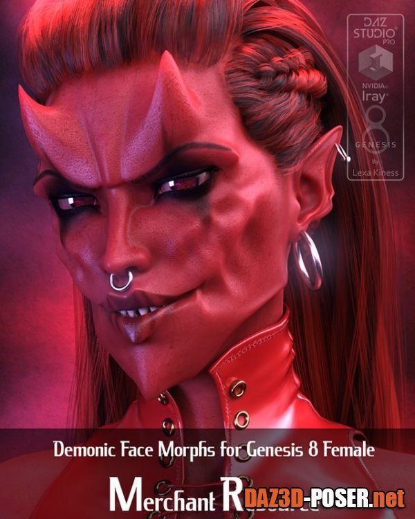 Dawnload Demonic Face Morphs For Genesis 8 Female - Merchant Resource for free