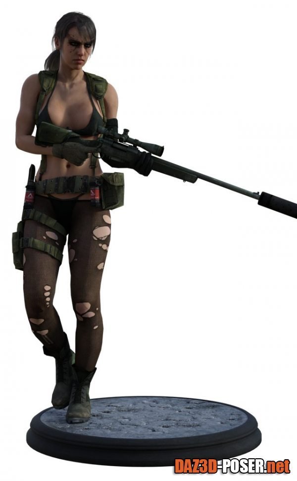 Dawnload Metal Gear Solid V Quiet in Daz G8F for free