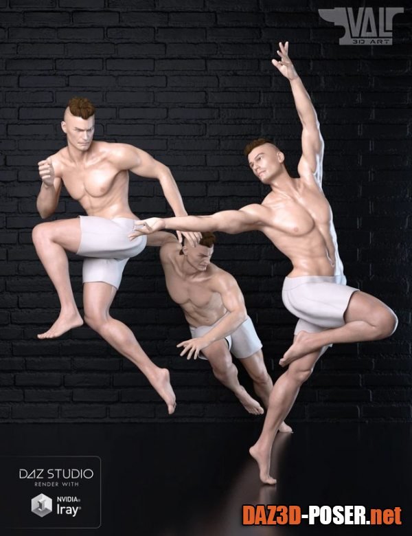 Dawnload Dynamic Poses for Genesis 8 Male(s) for free