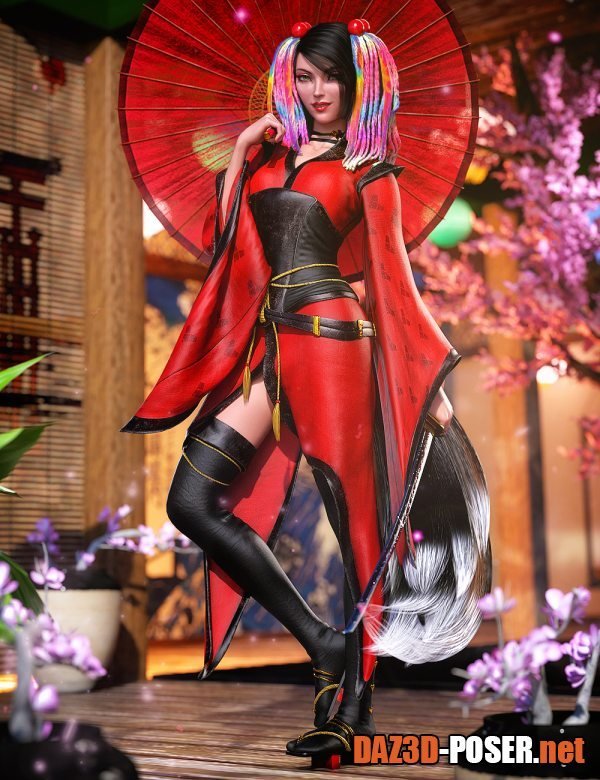 Dawnload dForce Maho Outfit for Genesis 8.1 Female for free
