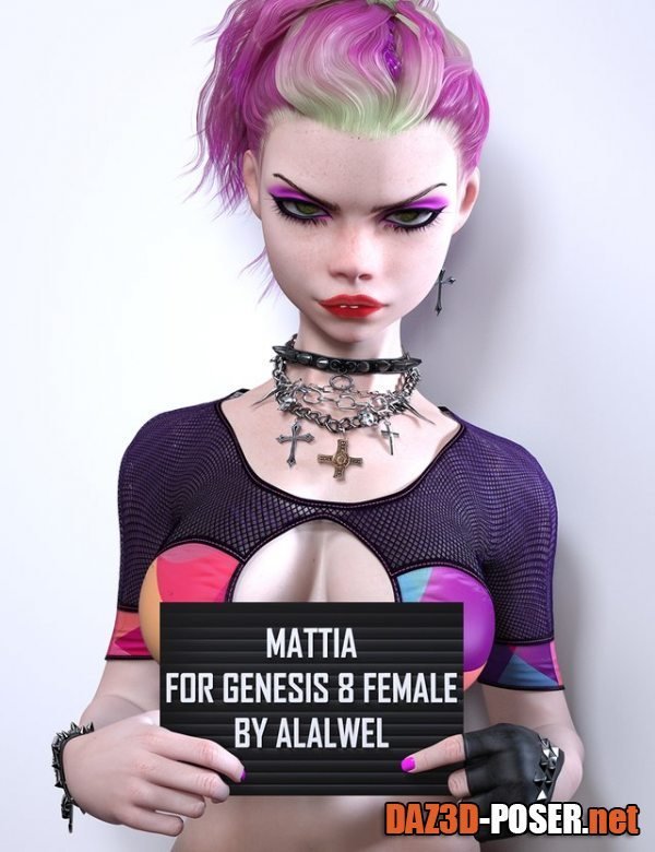 Dawnload Mattia for Genesis 8 Females for free