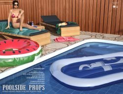 Poolside Props Daz Studio