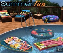 Summer Fun for Poolside Props DS