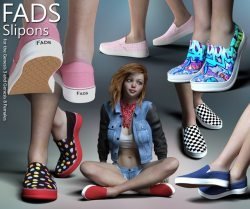 RP Fads Slip Ons for Genesis 3 and Genesis 8 Females