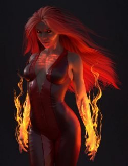 Superhero Body FX for Genesis 8 Females
