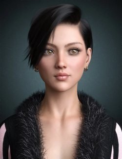 Janey Hair for Genesis 8 and 8.1 Female