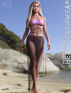 dForce Heat Beachwear for Genesis 8 Females