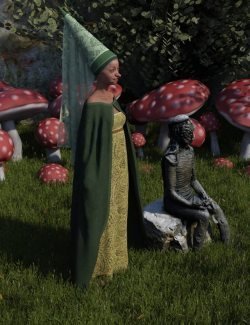 dForce Fairy Tale Dress for Genesis 8 Female(s)