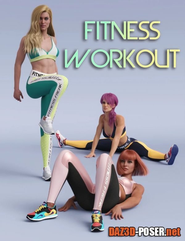 Dawnload S3D Fitness Workout Poses for free