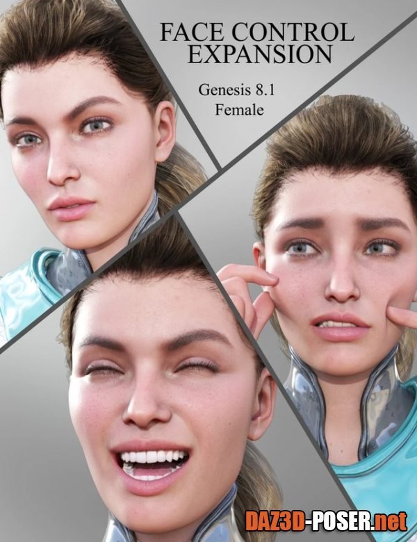 Dawnload Face Control Expansion for Genesis 8.1 Female for free