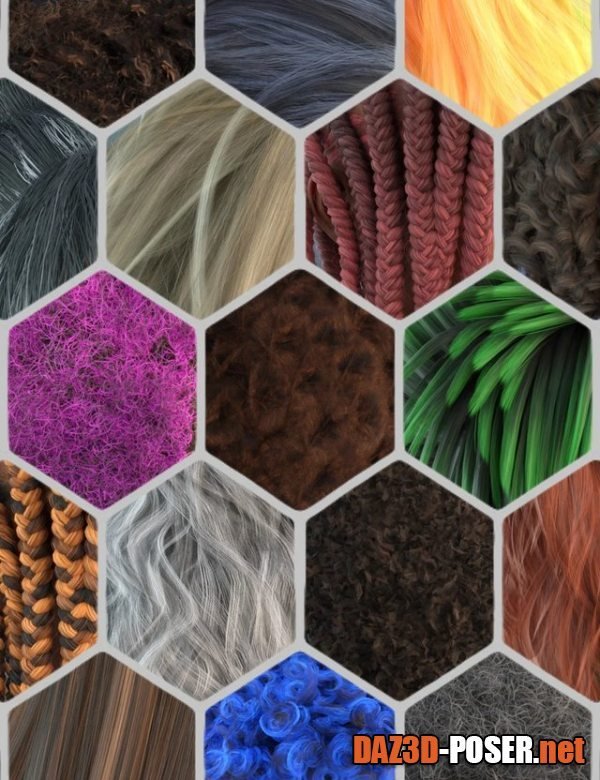 Dawnload FSL Realistic Hair Shaders for Iray and Filament for free