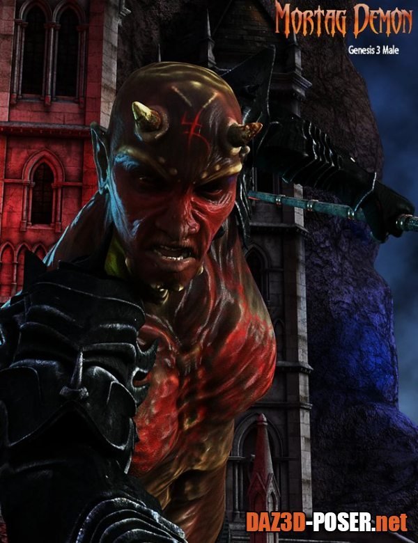 Dawnload Mortag Demon for Genesis 3 Male for free