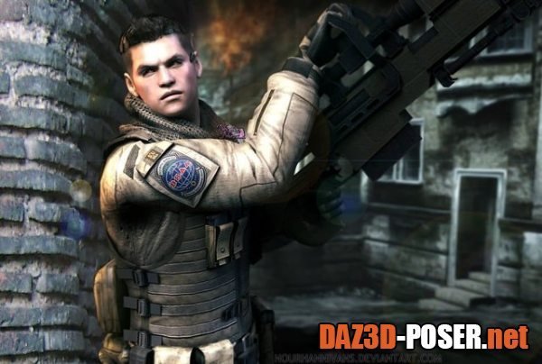 Dawnload Resident Evil 6 Piers Nivans in Daz G8M for free