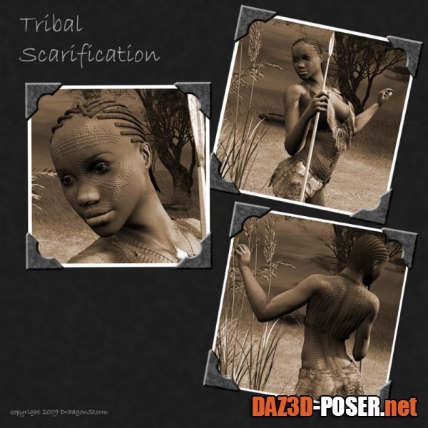 Dawnload Tribal Scarification for M4 and V4 for free