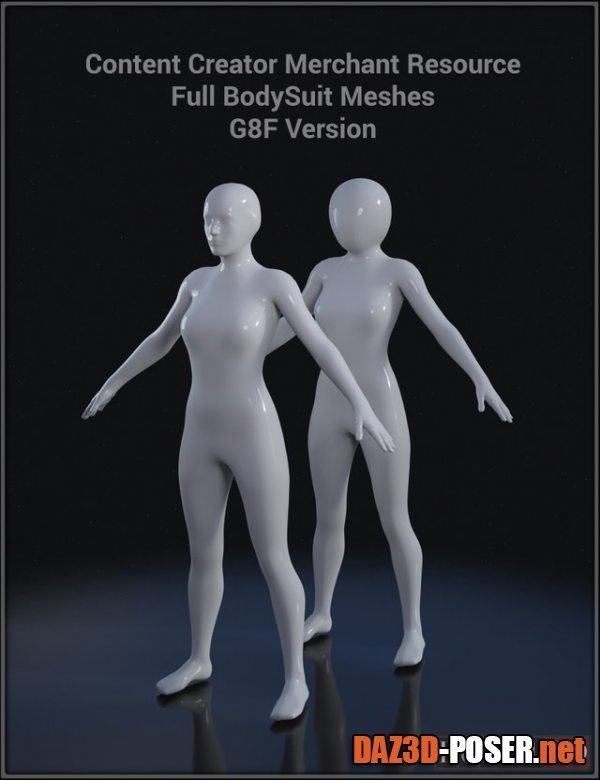 Dawnload Full Body Suit Meshes for G8F - Content Creator MR for free