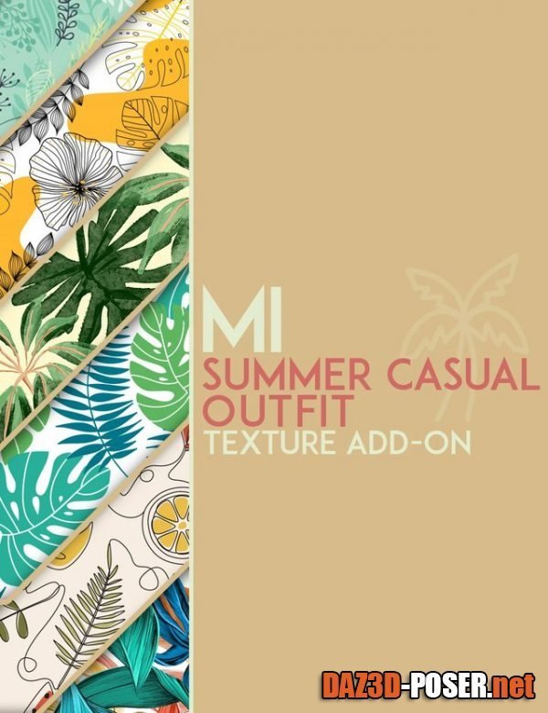Dawnload dForce MI Summer Casual Outfit Texture Add-on for free