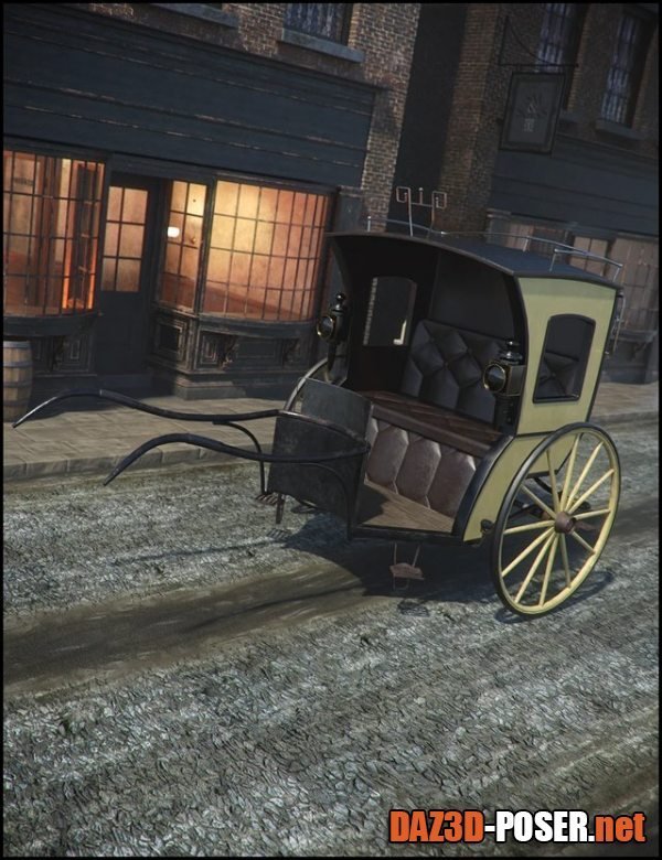 Dawnload Vintage Carriages 3 - Hansom Cab for free