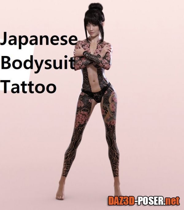 Dawnload Japanese Bodysuit Tattoo for G8F for free