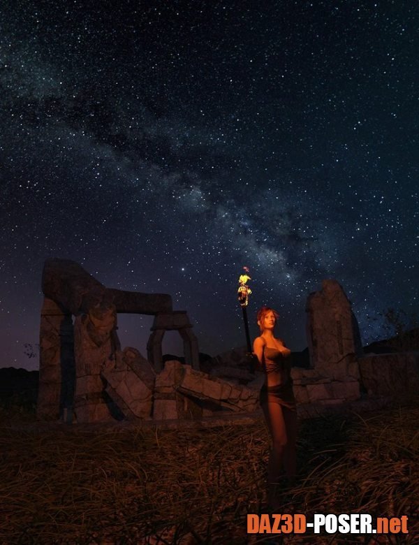 Dawnload Orestes Iray HDRI Skydomes - Milky Way for free
