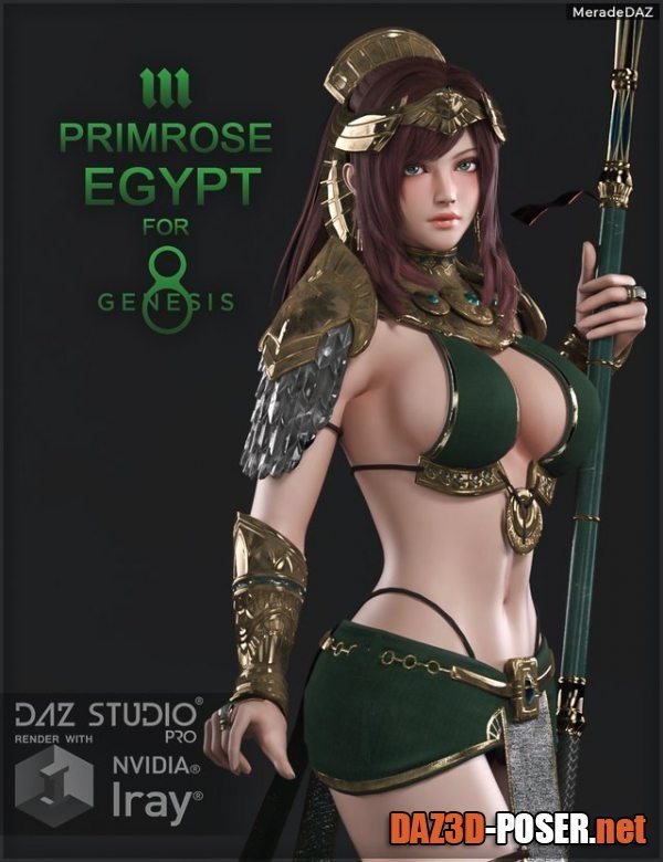 Dawnload Primrose Egypt for Genesis 8 and 8.1 Female for free