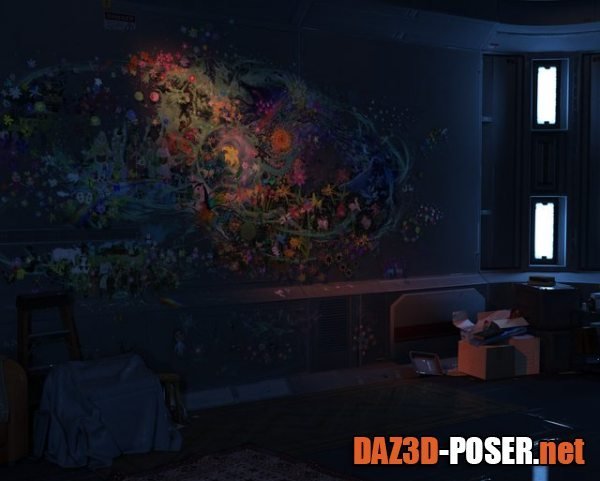 Dawnload Hojo Lab - Aerith's Room for Daz3d for free