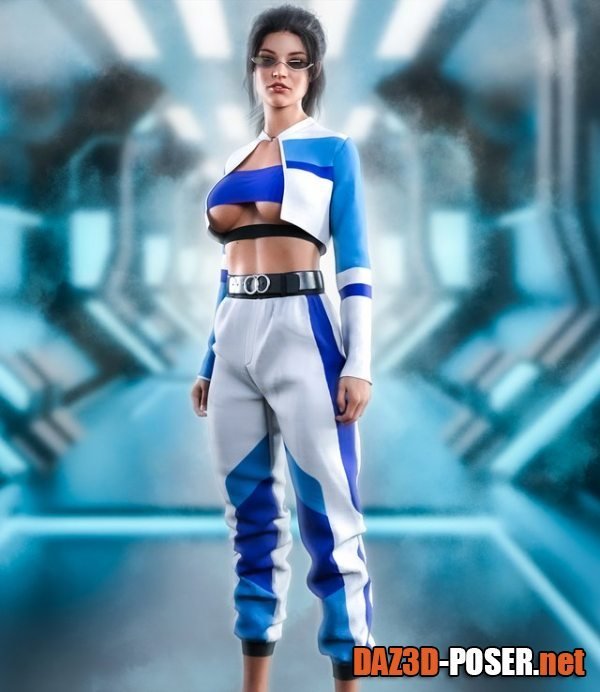 Dawnload The Leader dForce outfit for Genesis 8 & 8.1 Females for free