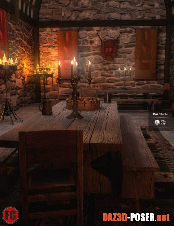 Dawnload FG Medieval Dining Hall for free